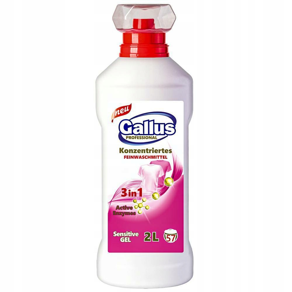 

Gallus Sensitive Żel do Prania 3w1 57pr 2l Niemcy