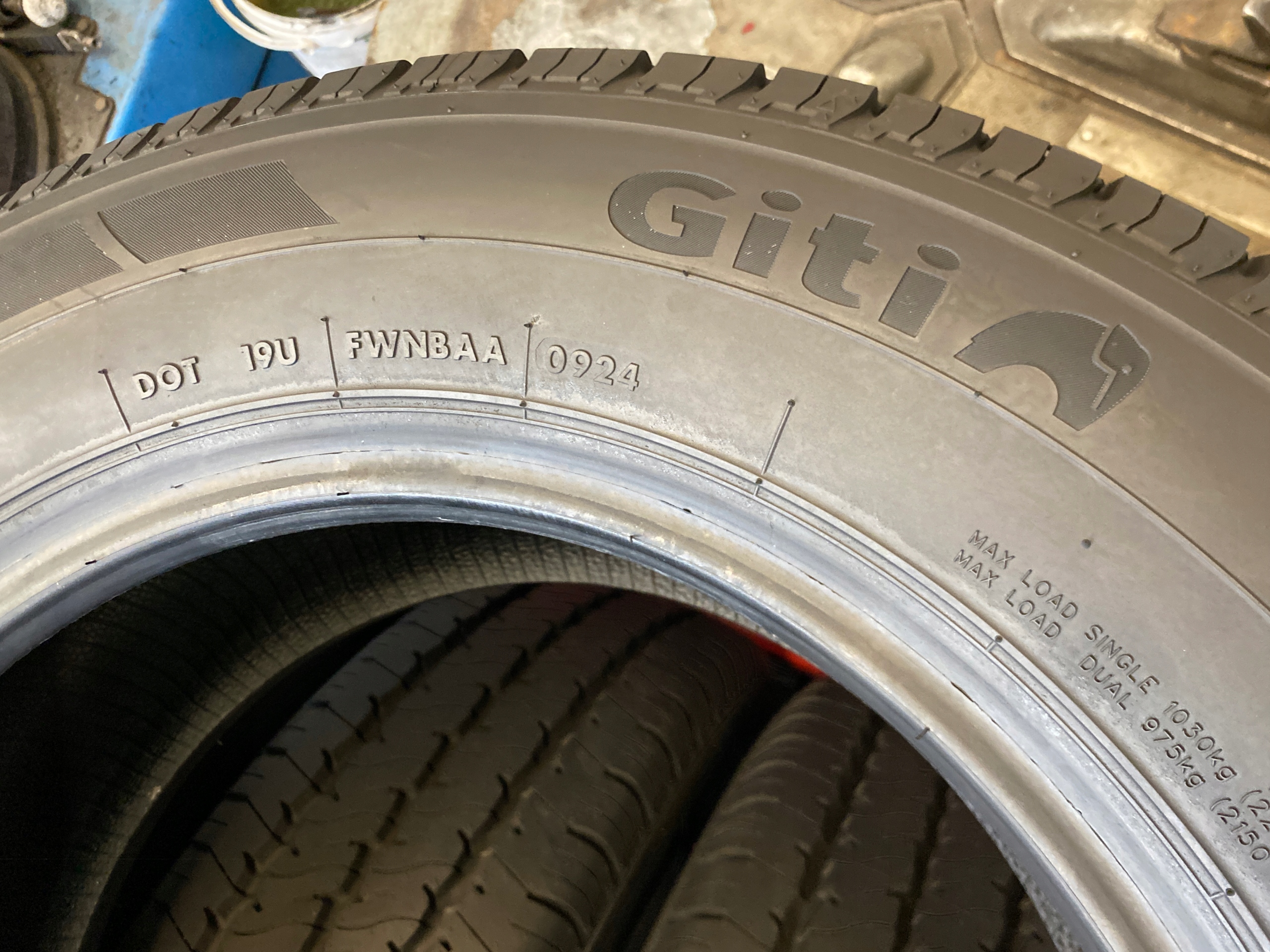 4 tyres summer 215/65R16C Giti GitiVan 600 DEMO as new 9mm 2024r