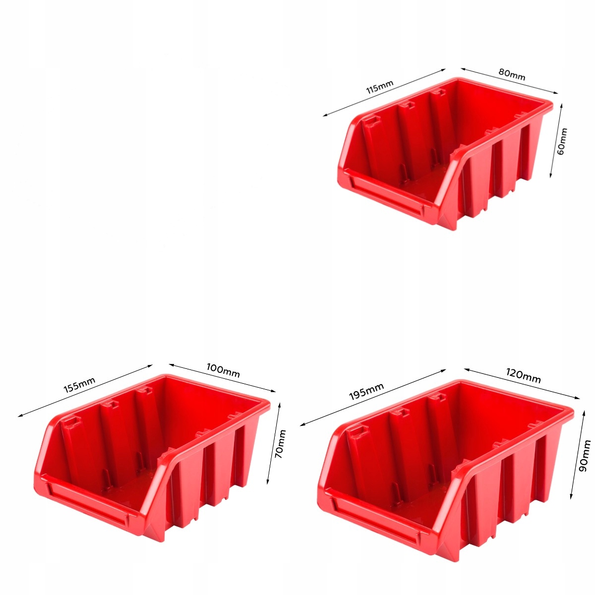 Tablica Narzędziowa 78x78 cm +22 Kuwety Kod producenta ITBNN400x4-U1001-MIX4