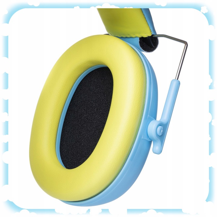 SŁUCHAWKI WYGŁUSZAJĄCE NAUSZNIKI OCHRONNE DLA DZIECI WYCISZAJĄCE SŁUCHU 3+ Waga produktu z opakowaniem jednostkowym 0.3 kg