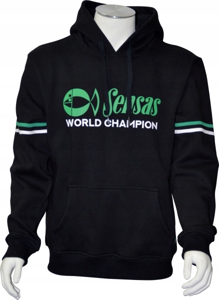 BLUZA Z KAPTUREM SENSAS FASHION CZARNA M