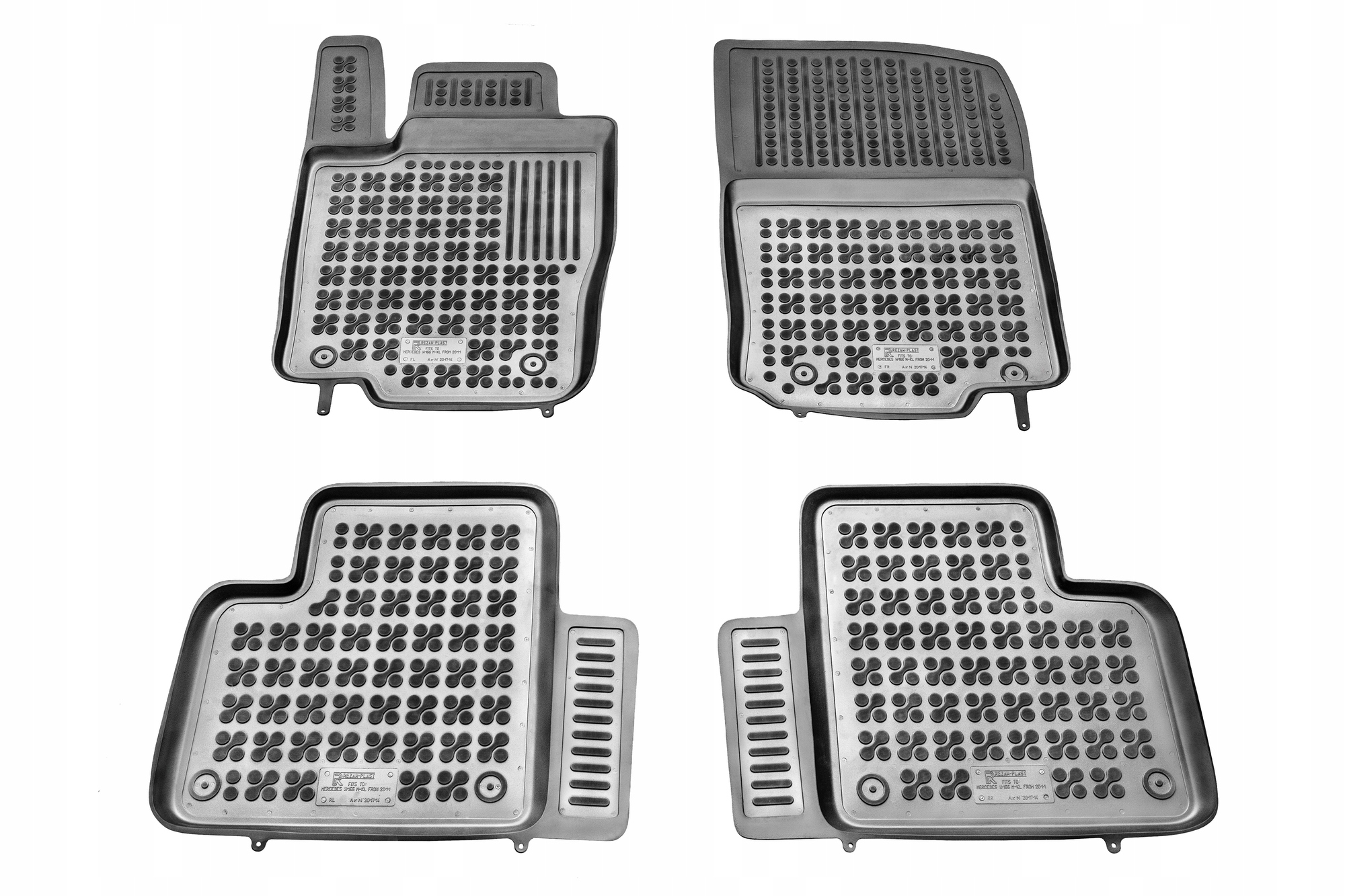 Килимки резинові MERCEDES W166 M-КЛАС 2011-2015