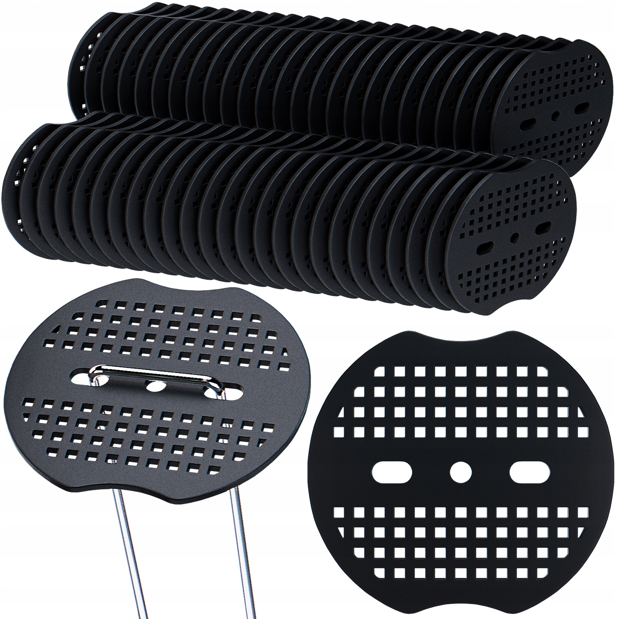 100x PODKŁADKI DO SZPILEK DO AGROWŁÓKNINY RINGI POD SZPILKI KOTWY 100 szt.