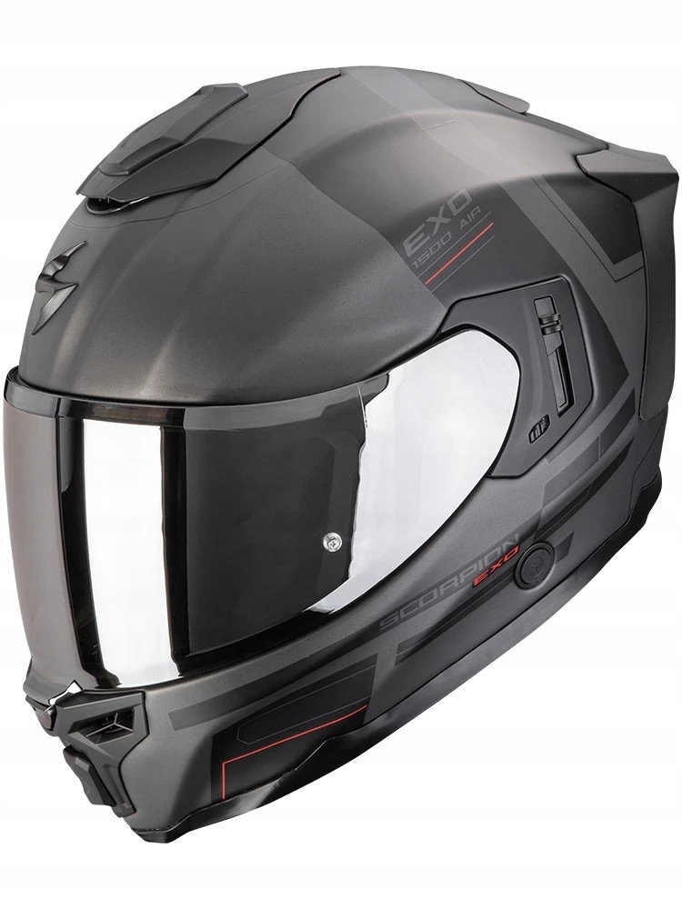 Kask Scorpion EXO-1500 Air Dual silver black red matt M
