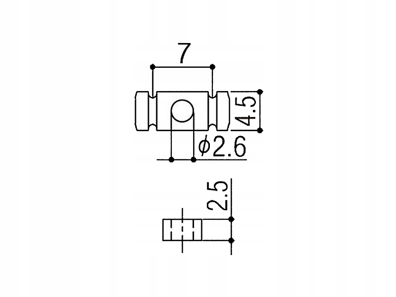 Docisk strun GOTOH RG15 (CR) Marka Gotoh