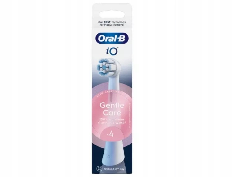 Oral-b Io Gentle Care White Końcówki Do Szczoteczek Elektrycznych 4 Sztuki