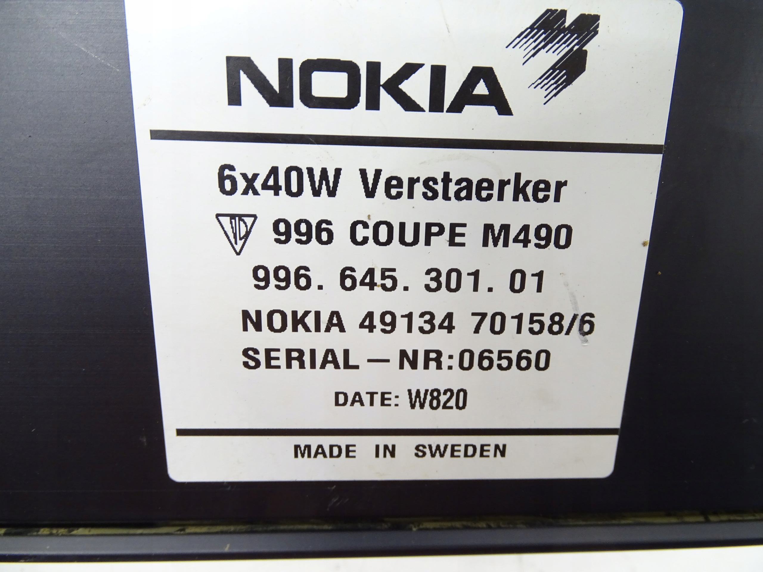 amplifier PORSCHE 911 99664530101