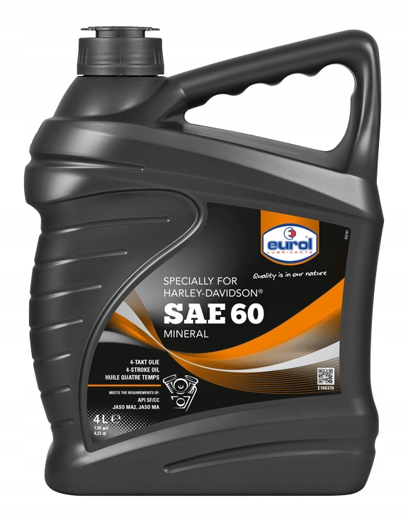 EUROL HARLEY 60W 4L-МИНЕРАЛЬНЫЙ