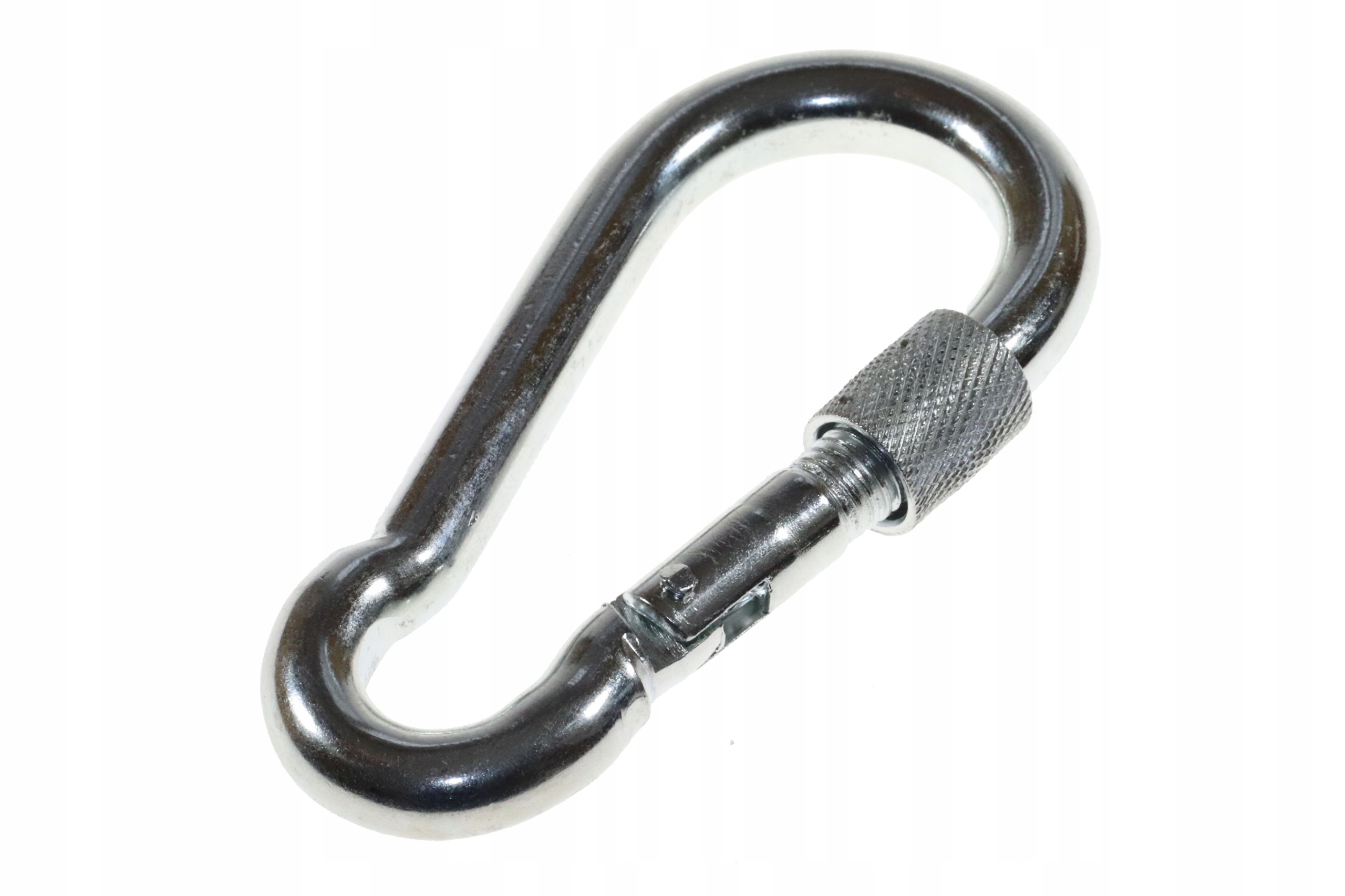 

Karabińczyk z zabezpieczeniem metalowy 10x100mm