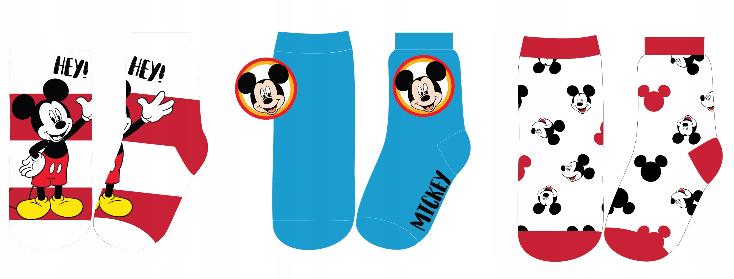 

3pak skarpetki Myszka Miki 27-30 Mickey