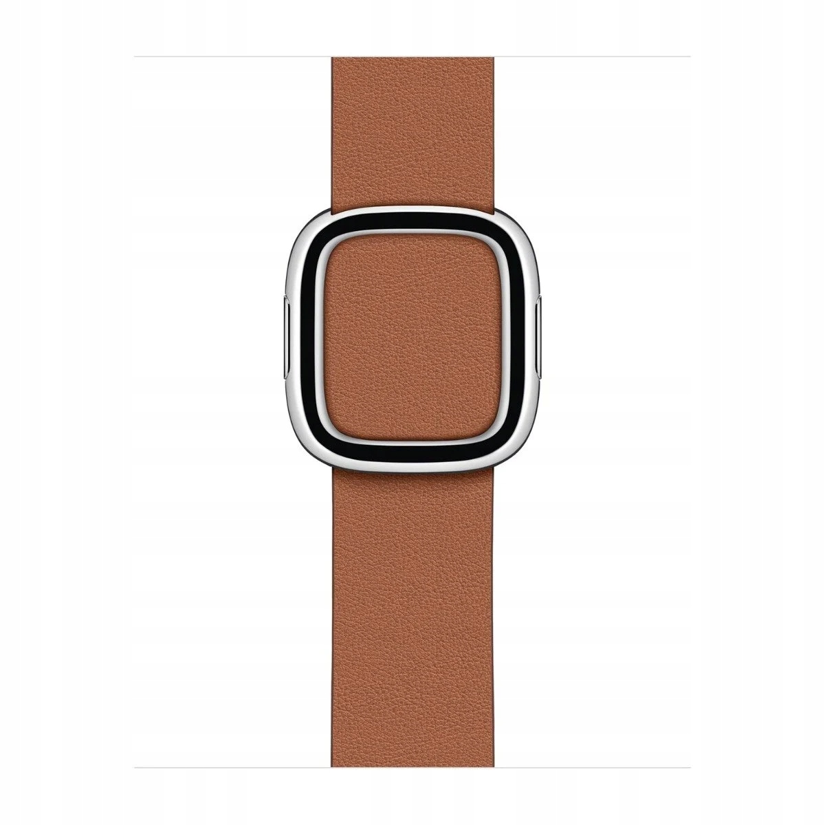 Pasek z klamrą nowoczesną (38/40/41/42mm) S Brąz