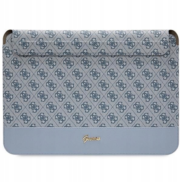 Guess Sleeve GUCS14PS4SGB 14" modrý/modrý 4G Stripe Metal Logo