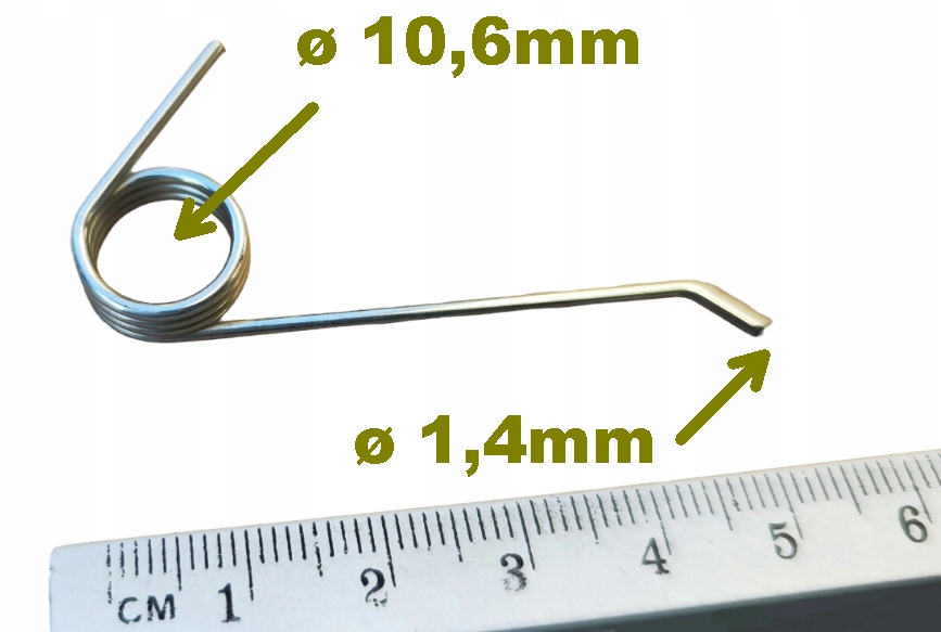 sprężynki na wałek haczyki FLORABEST FLV 1200 LIDL wertykulatora aeratora
