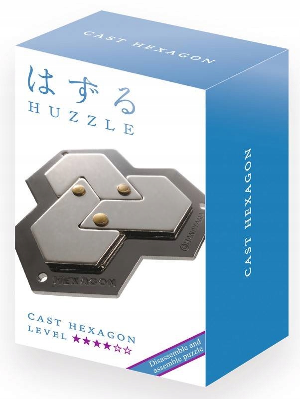 

Łamigłówka Cast Huzzle Hexagon 4 Poziom trudności