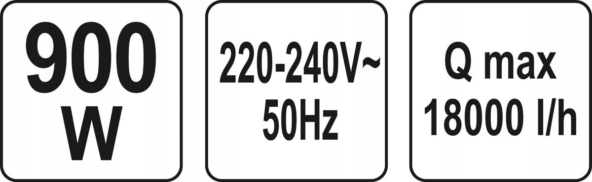 POMPA ZATAPIALNA 900W Yato YT-85333 Moc 0 W