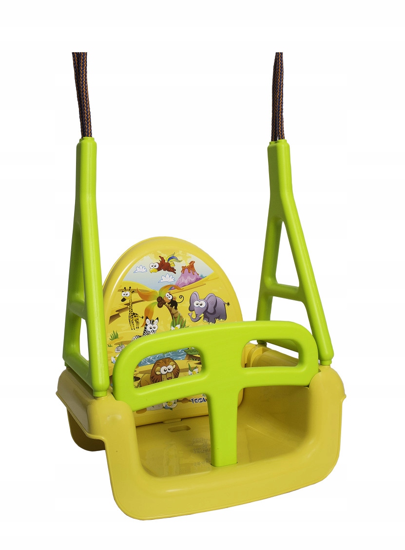 Tega Huśtawka Modułowa 3W1 TG-184 ŻóŁTA 124 wiek 6-36 m udźwig do 30kg
