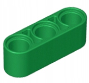 

Lego Liftarm 1x3 32523 Zielony ===> 10szt