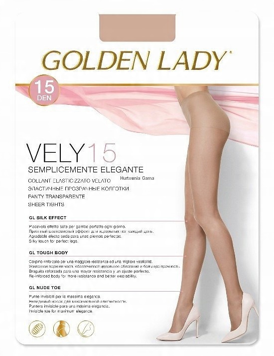 

Rajstopy damskie Golden Lady Vely- nero #4-L