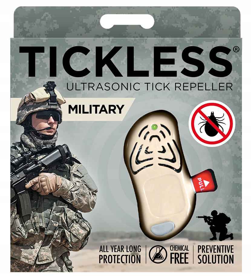 

Tickless Military odstraszacz Kleszczy Beż