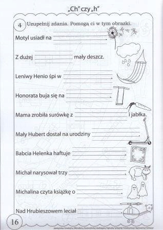 Testy ORTOGRAFICZNE - "Klasy 1-2" Nośnik książka papierowa