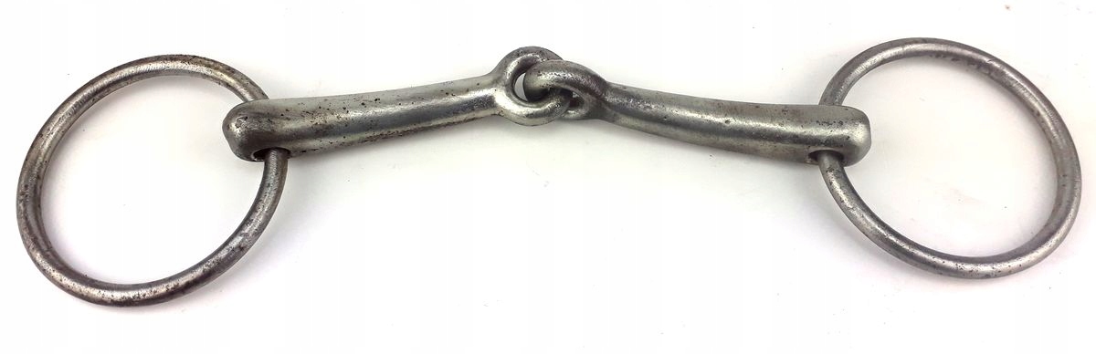 Wędzidło łamane 15,5 cm SZWEDZKA STAL z wojska