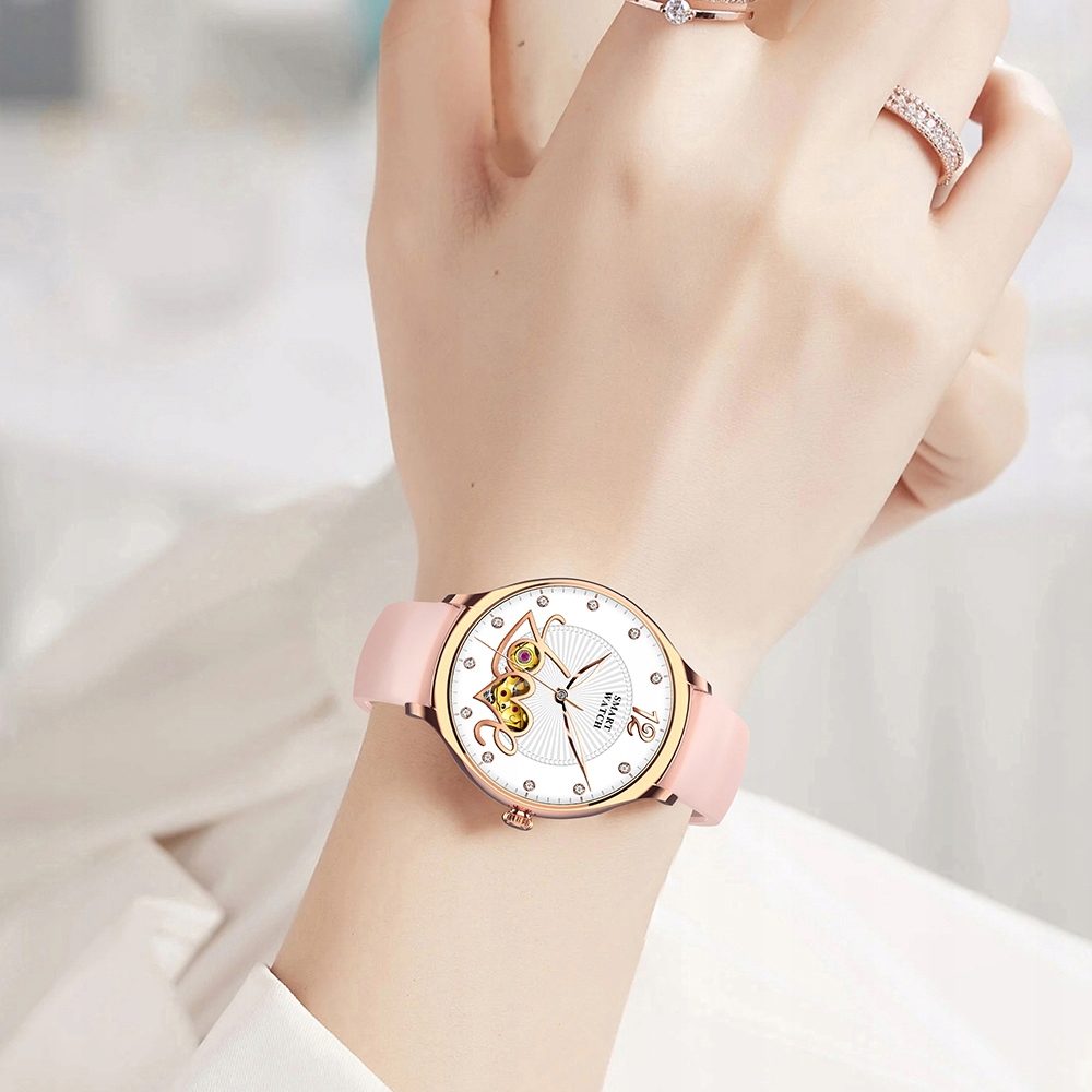 SMARTWATCH ZEGAREK DAMSKI Z FUNKCJĄ ROZMOWY 2PASKI Transmisja danych brak