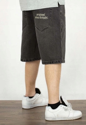 Kraťasy Mass Jeans Volné kraťasy Baggy Fit Slang černá