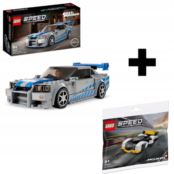 Lego Speed Nissan Skyline Gtr R34 Set 76917+ Lego 30657 Dárková Sada