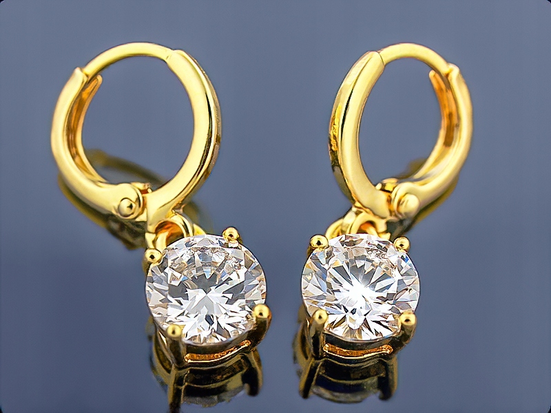 

Eleganckie kolczyki 14k ! Jakość !