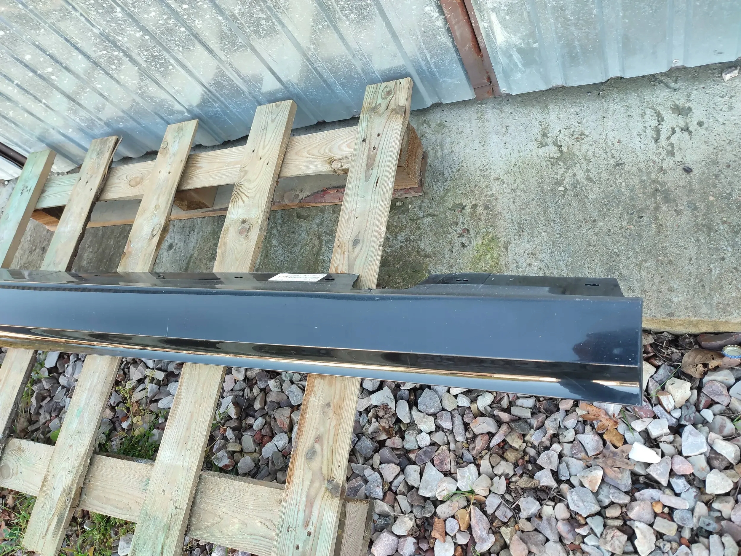 moulding threshold left BMW 3 E90 LCI Shwarz II
