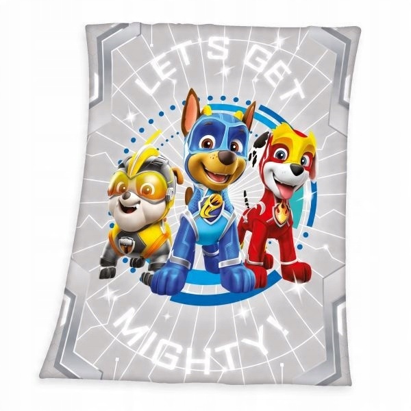 

Koc 130X160 Psi Patrol Polarowy Szary Paws