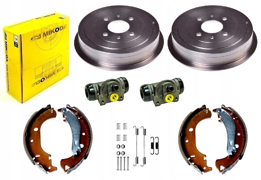 

bębny szczęki cylinderki Fiat Doblo I 2000-2005