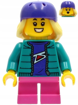 

Minifigurka cty1230 Lego City Dziewczynka Skaterka