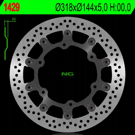 Ng Predný Brzdový Kotúč Honda Vf 750C 94-04, St 1100 91-01, Vt 1100C 92-9