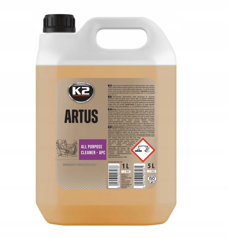 

K2 Artus Do Mycia Tworzyw Sztucznych Plastików 5KG