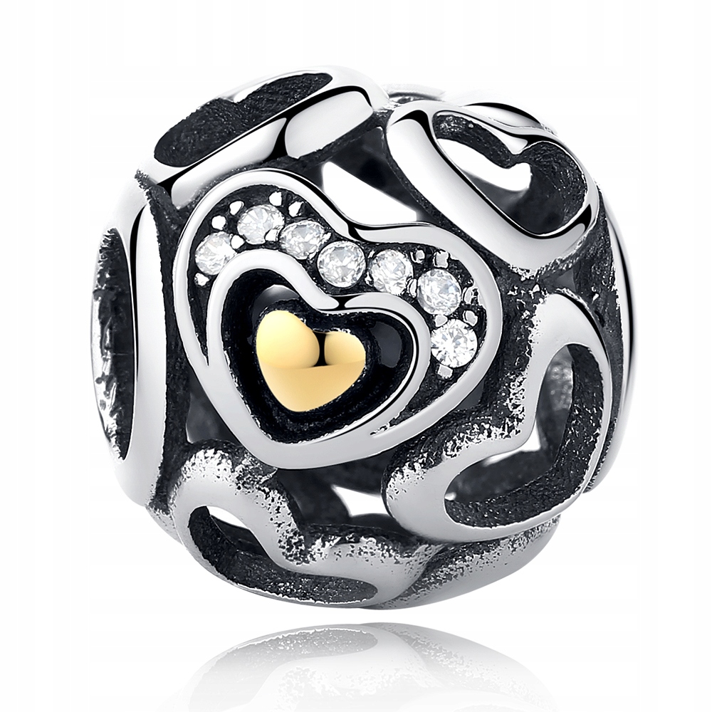 

Zawieszka charms Serce do Pandora srebro 925
