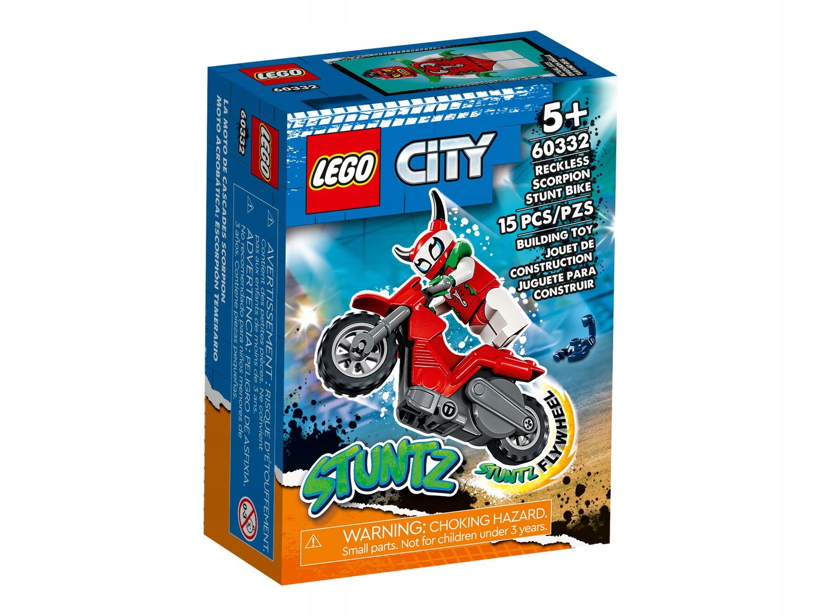 

Lego 60332 City Motocykl Kaskaderski Brawurowego
