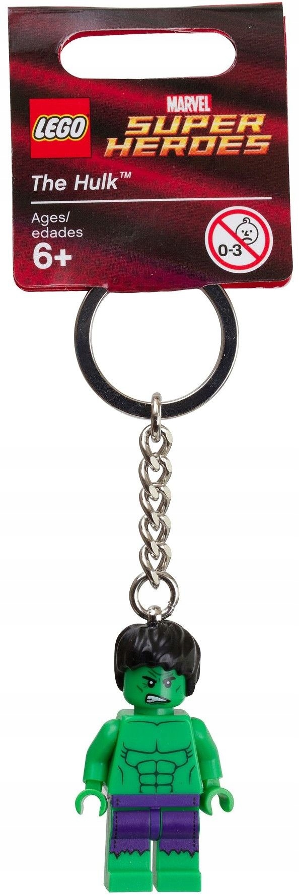 Lego Heroes 850814 Lego Přívěsek Na Klíče 850814 Hulk Nový přívěsek na klíče