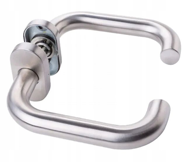 

Klamka 63.401 kompletna furtka drzwi brama Inox