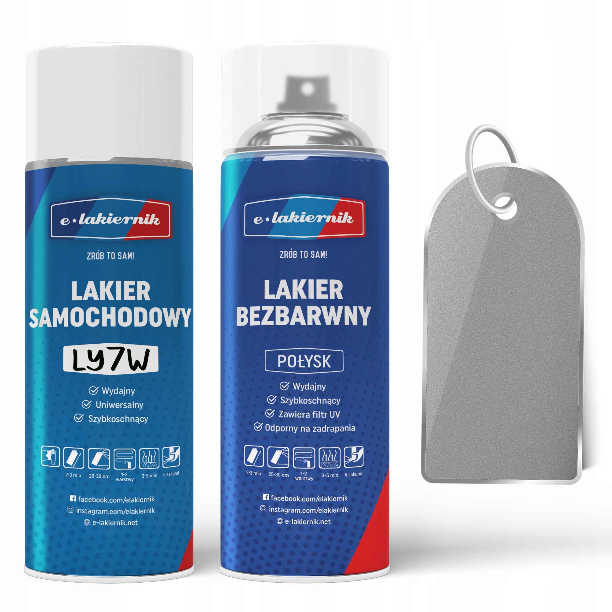 

Lakier Samochodowy Bezbarwny Audi LY7W