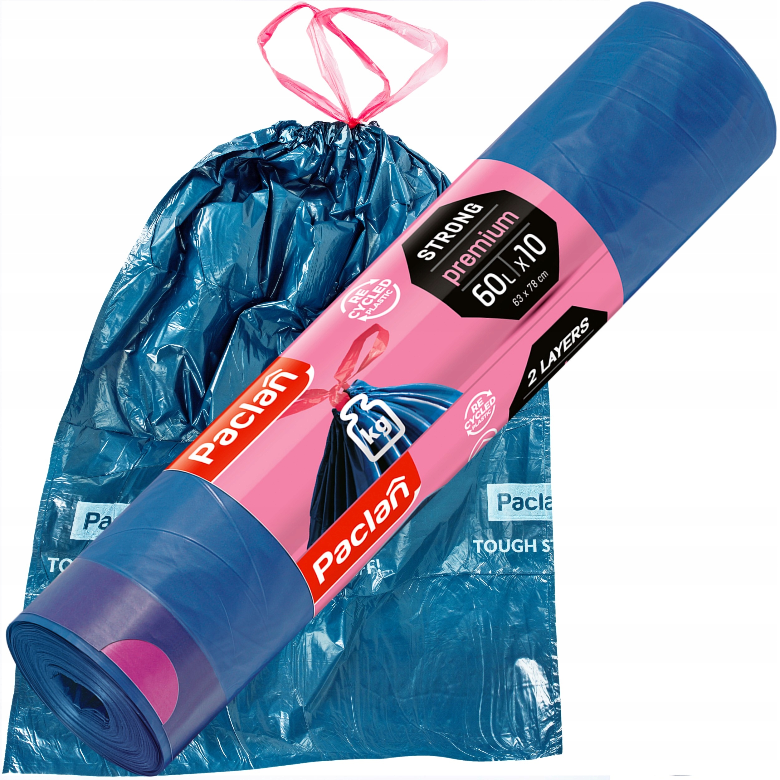 

Worki Na Śmieci Paclan Premium 60L 10SZT