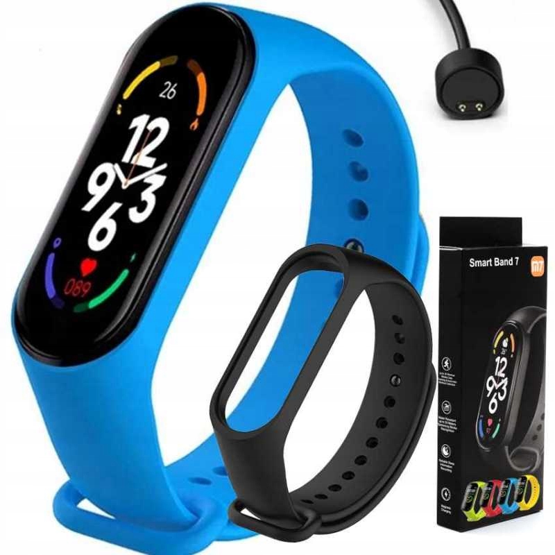 ZEGAREK SMARTBAND M7 OPASKA SPORTOWA SMARTWATCH Kolor czarny