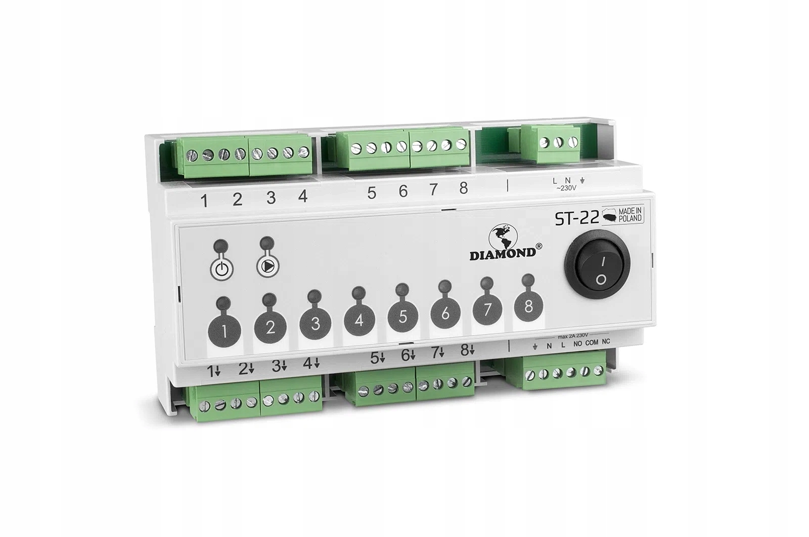 Diamond drôtová ovládacia lišta pre 8 zónové pohony ST-22
