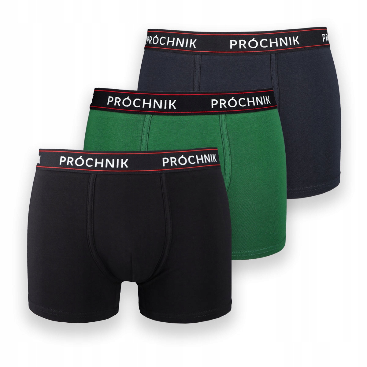 

Bokserki Męskie Kolorowe 3-Pak Próchnik PM4 3XL