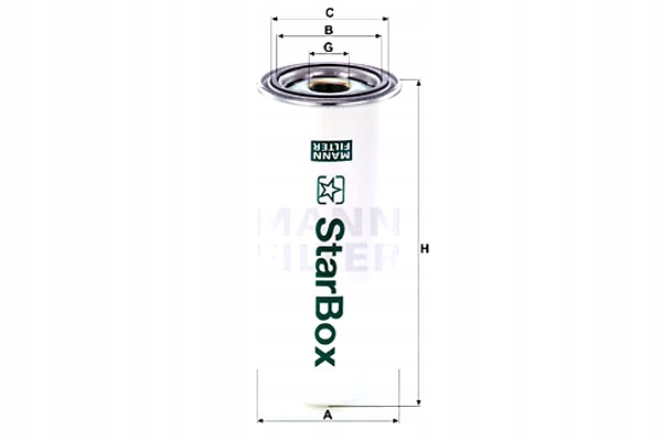 MANN-FILTER FILTR OLEJU BOGE