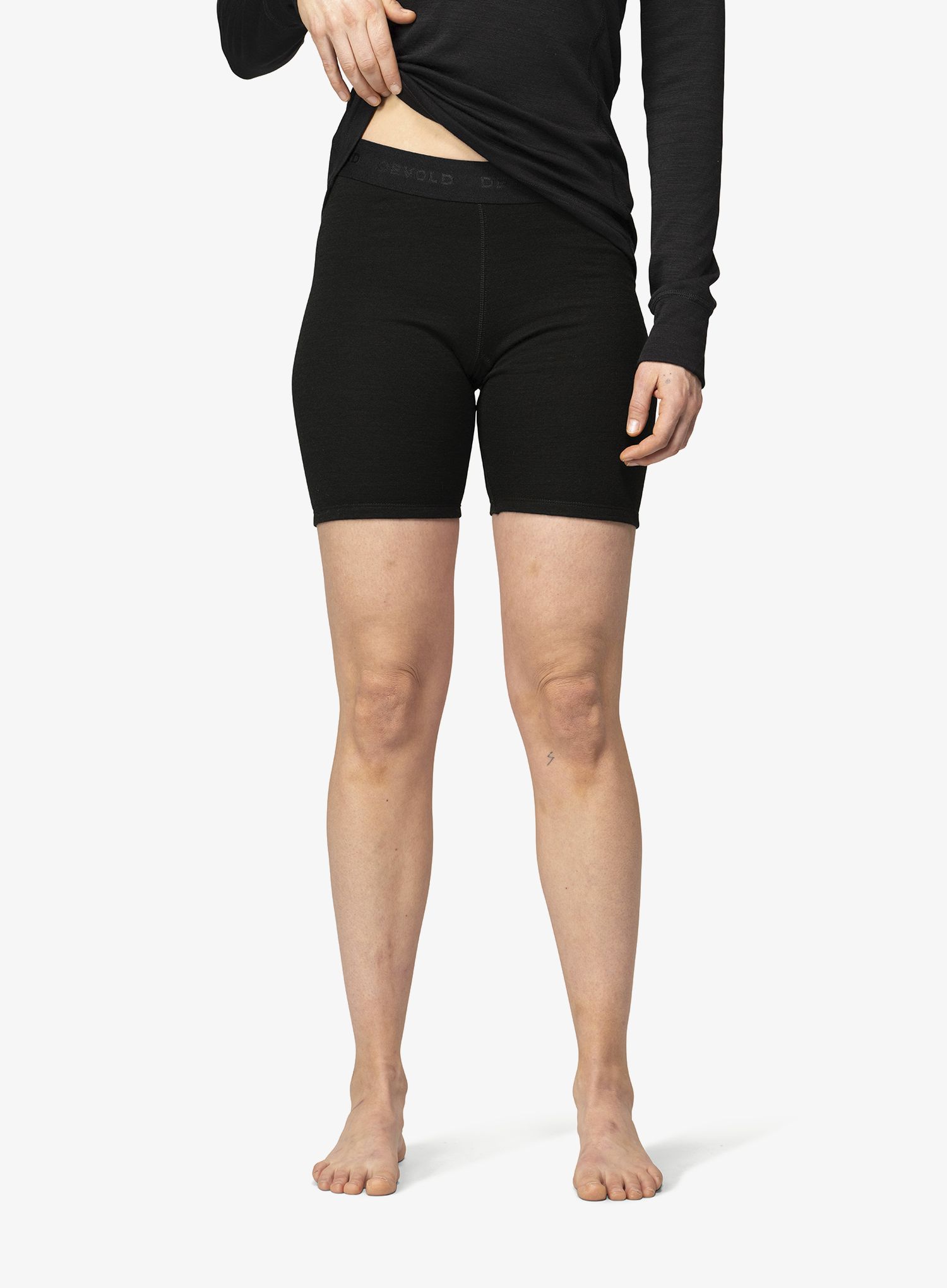 Bokserki termoaktywne damskie Devold Duo Active Merino 205 Boxer black S