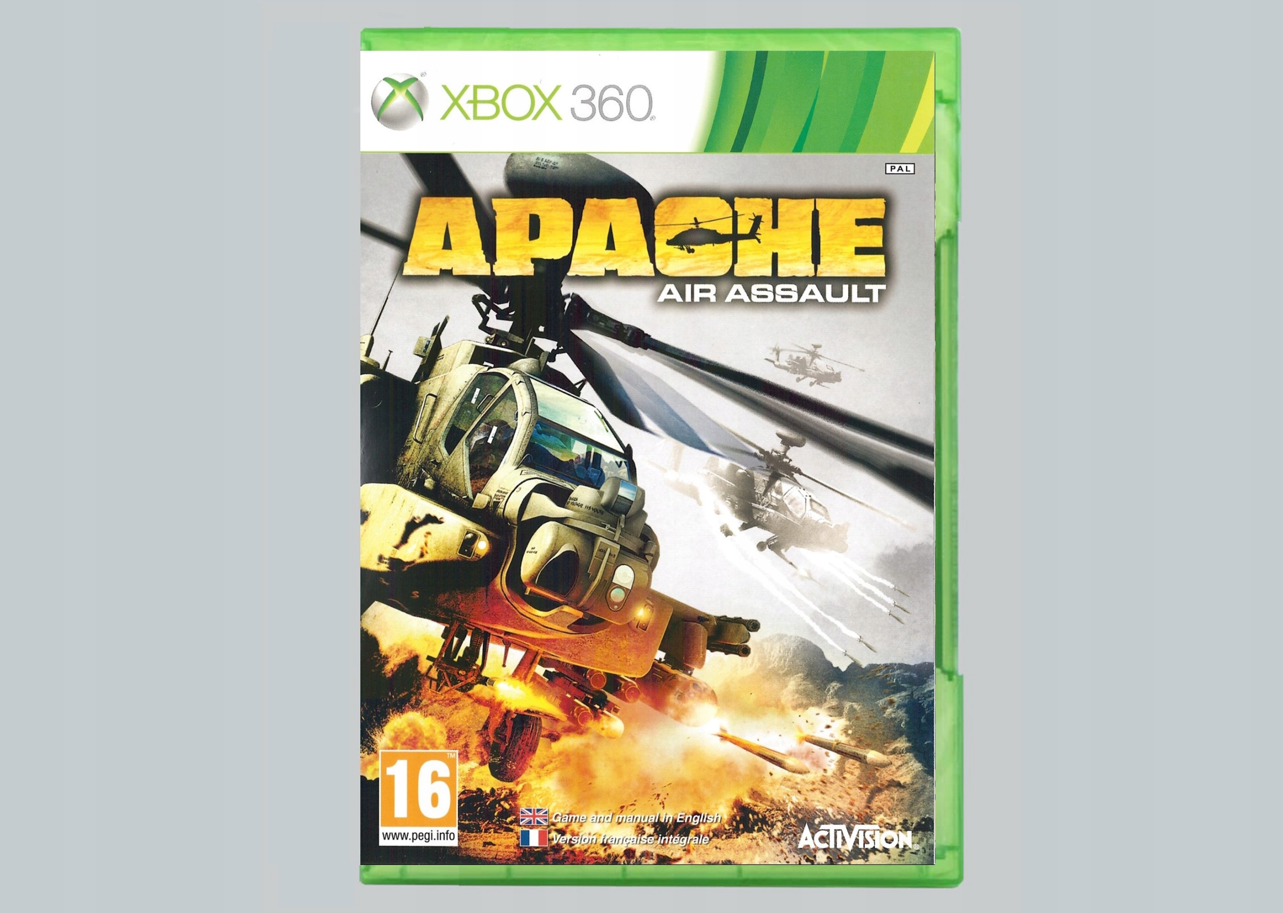 Gra akcji APACHE AIR ASSAULT helikopter XBOX 360 Platforma Xbox 360