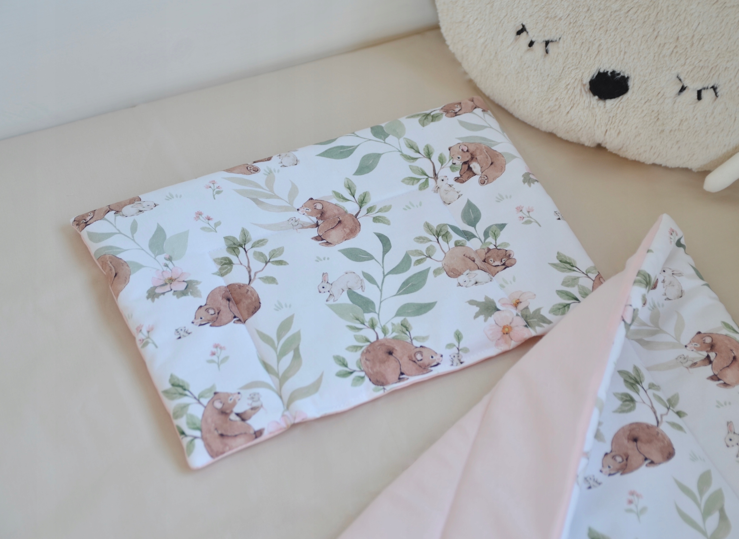 POŚCIEL DO ŁÓŻECZKA Z WYPEŁNIENIEM 75X100 W MISIE Marka inna