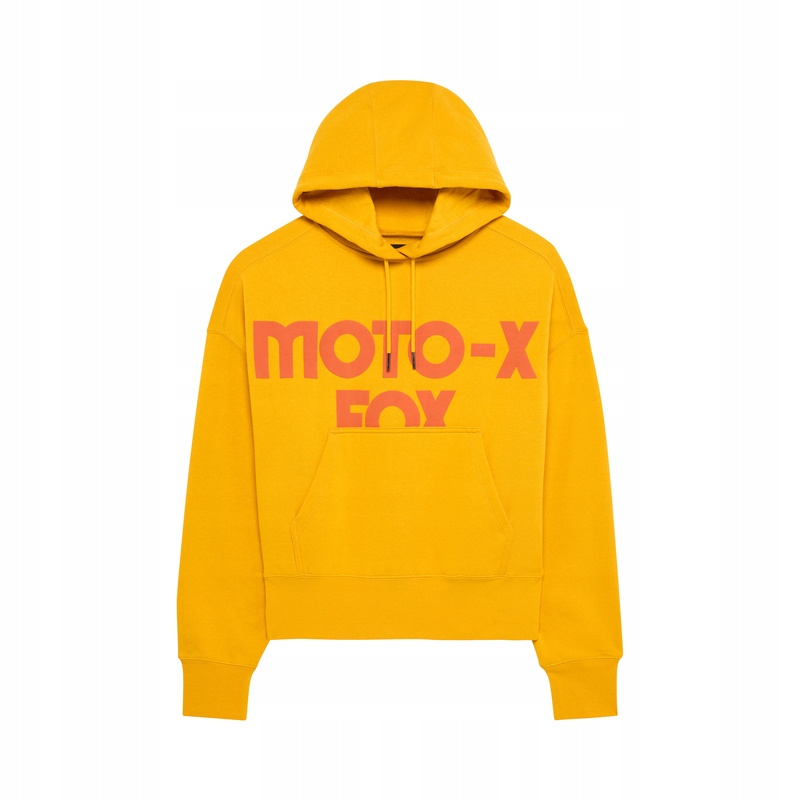 Mikina S Kapucňou Fox Lady Moto-x Oversized Mustard S