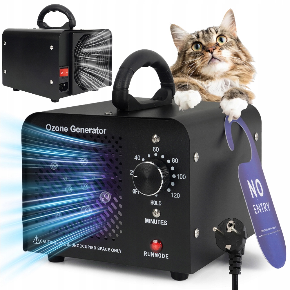 Výkonný Generátor Ozonu Ozonátor Čistička Vzduchu 85 W 30,000 Mg/h